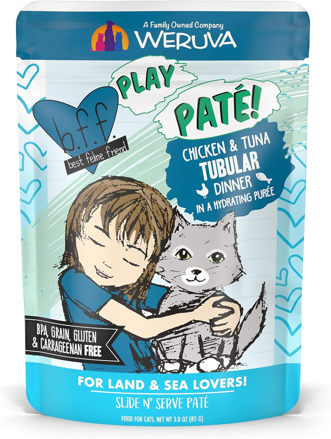 weruva-b-f-f-play-best-feline-friend-pate-lovers-aw-yeah-pate-partay-variety-pack-3oz-pouch-pack-of-12