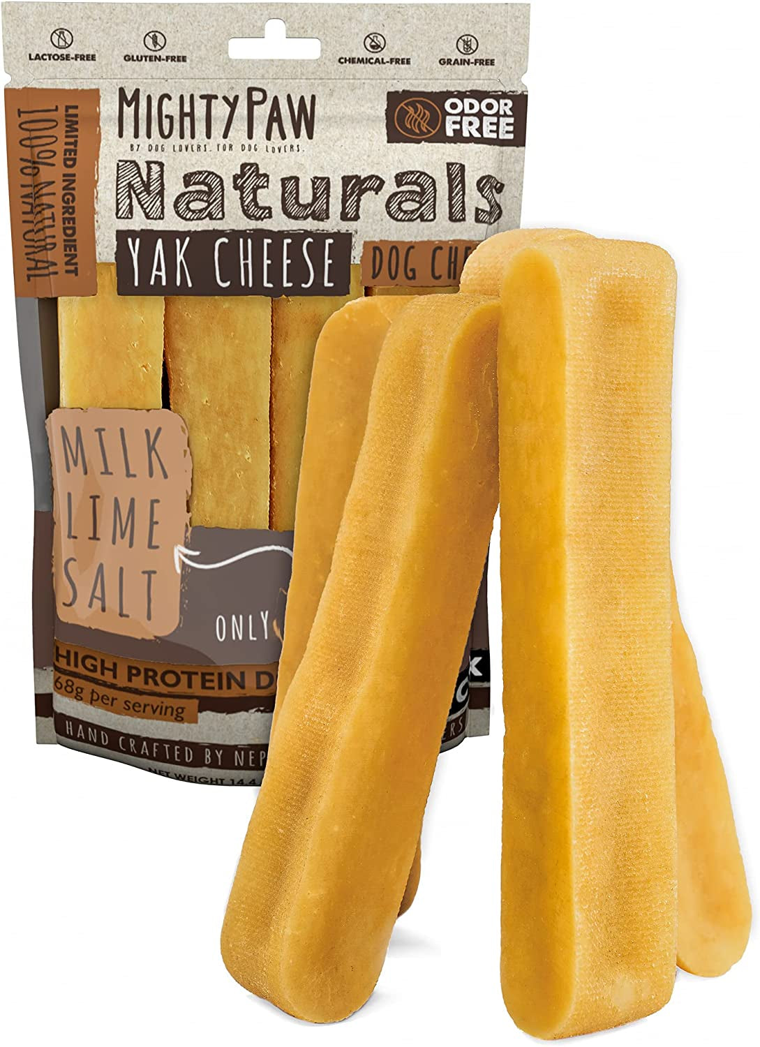 mighty-paw-yak-chews-long-lasting-hard-chew-for-large-dogs-4-pack-milk-salt-lime-juice-grain-free-lactose-free-odor-free-68g-protein-per-stick-aggressive-chewers-puppy-teething
