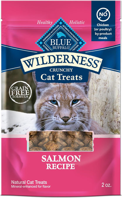 Blue Buffalo Wilderness Tasty Chicken Crunchy Cat Treats, Grain-Free Cat Treats, Real Chicken, Natural Ingredients, Enhanced with Vitamins, Minerals & Other Nutrients, Great for Training, Tub 12 Oz.17