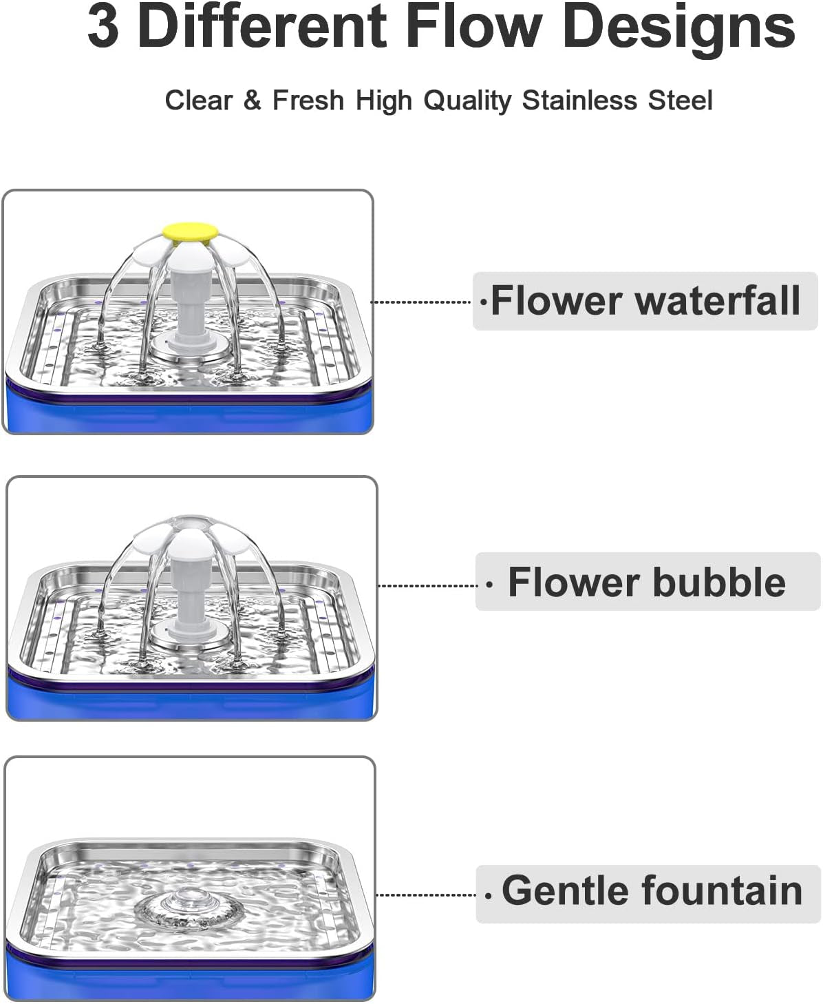 wonder-creature-crystal-cat-water-fountain-stainless-steel-lid-101oz-3l-pet-fountain-with-transparent-base-quiet-pump-led-indicator-light-triple-filtration-3-flow-modes-for-cats-and-dogs