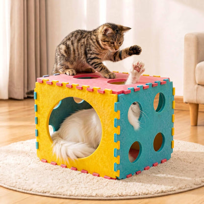 41 Pcs Interactive Cat Toys for Indoor Cats, Kitten Toys with Soft Pillow, Catnip Toys, Chew Rope, Feather Wand, Springs and Balls for Indoor Kittens2