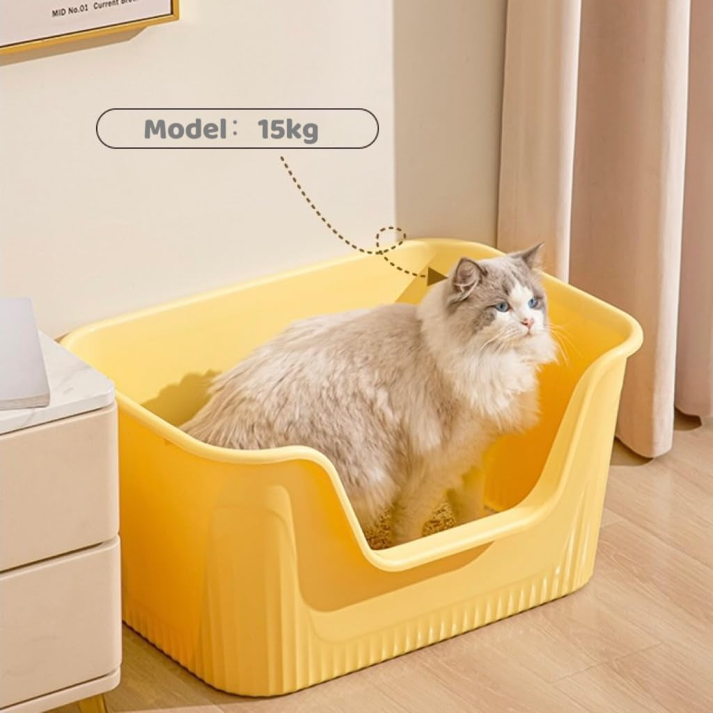 extra-large-litter-box-with-high-sides-25-27-lx17-83-wx13-11-h-anti-splashing-tool-free-assembly-multi-kitty-cat-litter-box-jumbo-yellow