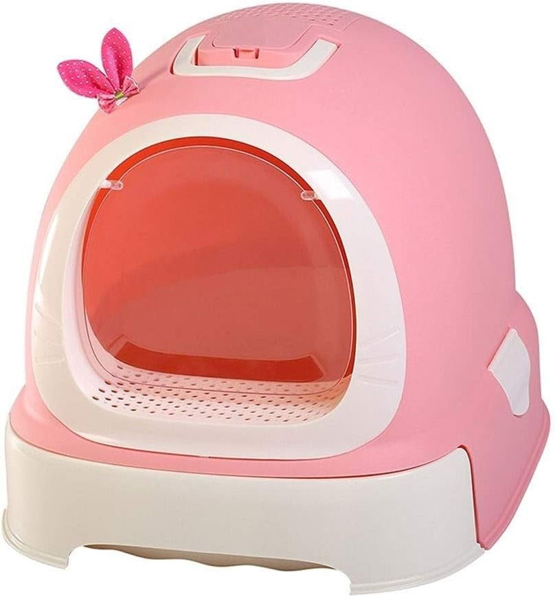dog-potty-training-toilet-cat-litter-bowl-full-closed-drawer-food-toilet-large-sand-anti-splashing-pot-pull-deodorantpink