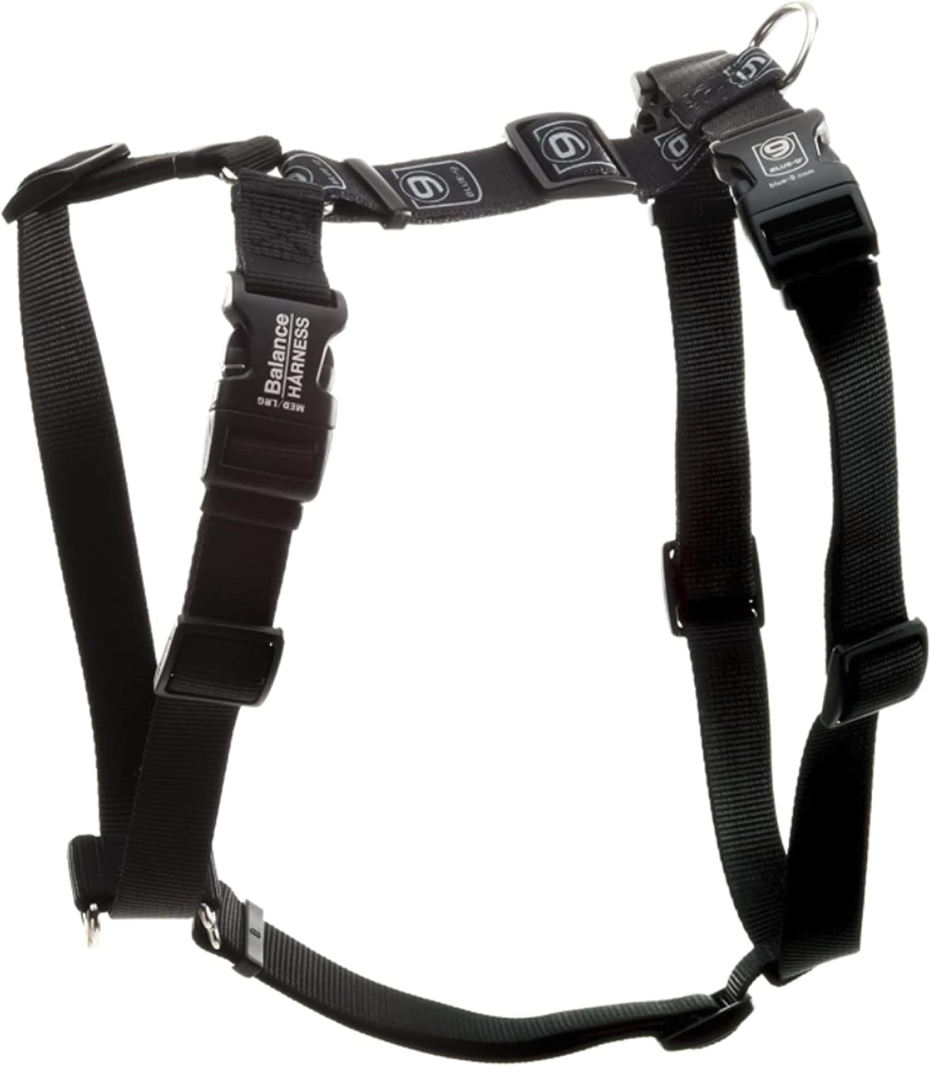 blue-9-buckle-neck-balance-harness-fully-customizable-fit-no-pull-harness-ideal-for-dog-training-and-obedience-made-in-the-usa-sky-blue-medium
