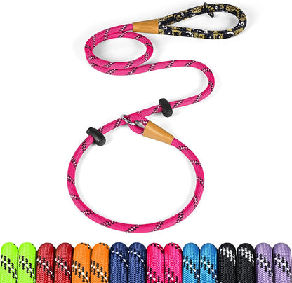 Lynxking Slip Lead Dog Leash Reflective, Heavy Duty Comfortable Strong Rope for Large Medium Small Dogs No Pull Pet Training (Light Green, Large 1/2In X 6Ft-Slip Lead)19