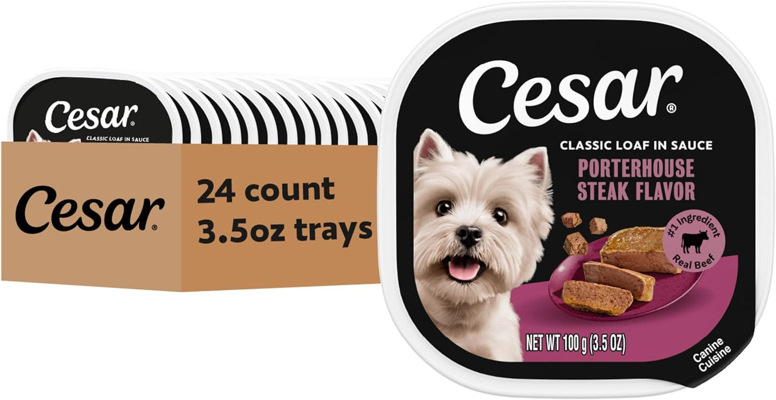 cesar-classic-loaf-in-sauce-wet-dog-food-filet-mignon-3-5-oz-24-count-made-in-usa-real-beef-1-ingredient-no-fillers-added-sugar-artificial-flavors-use-as-meal-or-topper-easy-peel-trays