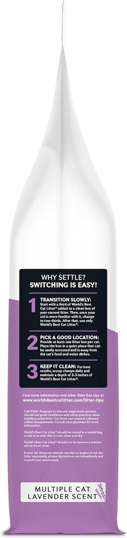 World'S Best Cat Litter, Lavender Scented, Long-Lasting Odor Control, 32 Lb7