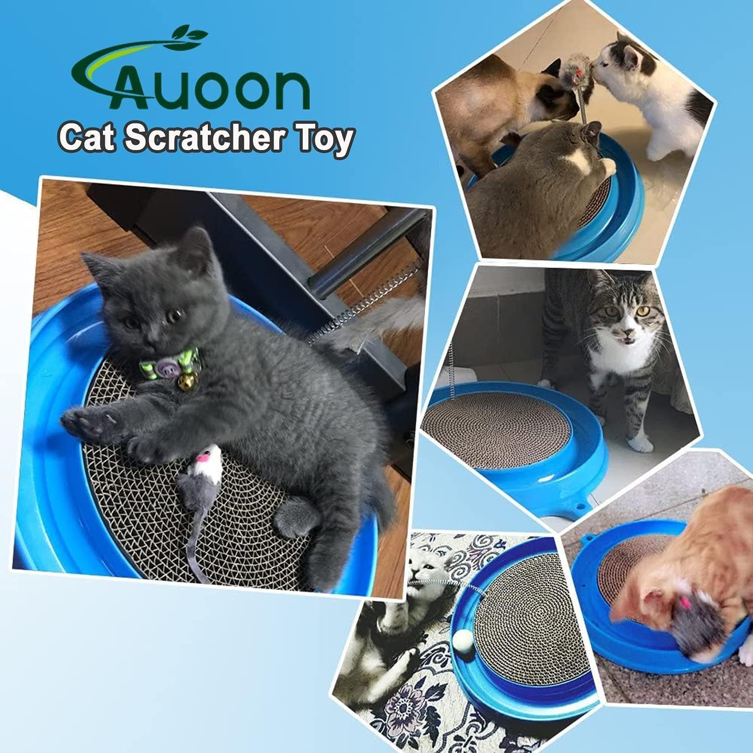 auoon-cat-scratcher-toy-with-ball-track-for-indoor-cats-and-kittens-gray-3-in-1-interactive-cat-toy-cat-scratch-pad-with-cat-ball-toy-and-cat-mouse-toy-for-chasing-exercise-protect-furniture