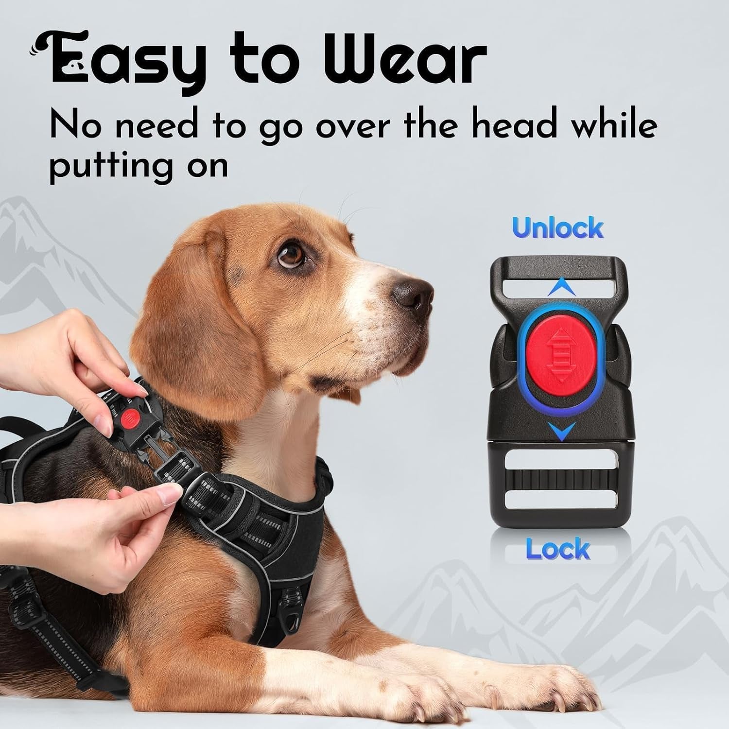 eagloo-dog-harness-no-pull-for-large-dogs-easy-on-off-with-3-buckles-no-choke-with-front-clip-adjustable-fit-molle-system-reflective-vest-easy-control-for-walking-black-large