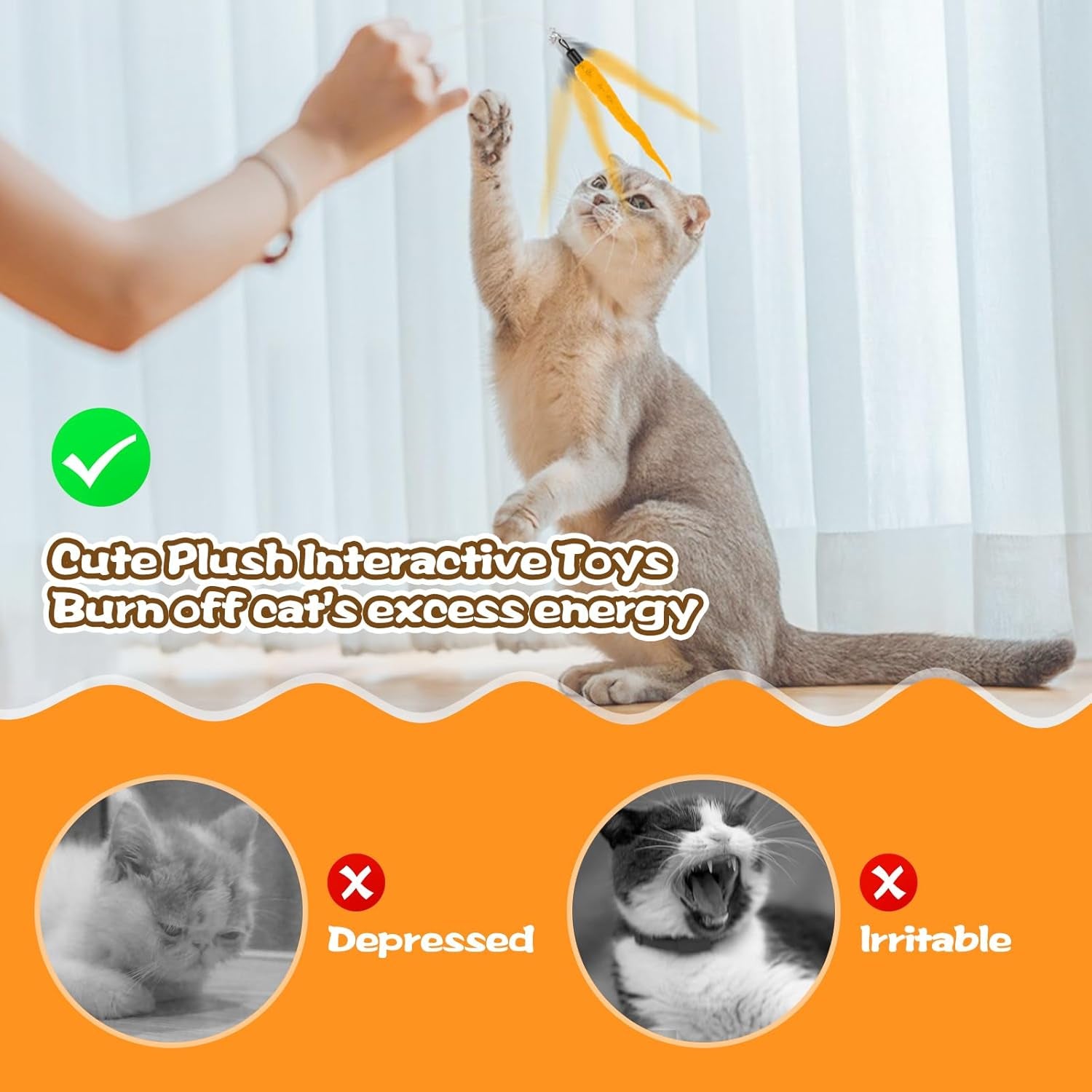 kerros-fuzzy-worm-cat-wand-refills-with-black-string-10-pcs-10-fuzzy-worm-cat-wand-attachments-with-1-black-string-for-indoor-cats-and-kittens-to-chase-jump-and-play