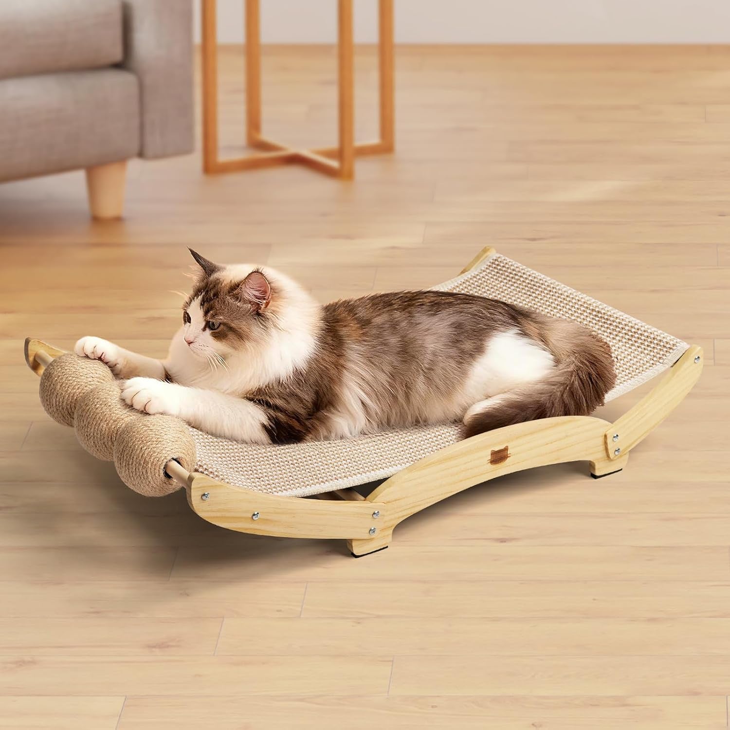 3-in-1-sisal-cat-scratcher-bed-solid-pine-cat-scratcher-with-balls-natural-extra-large-cat-scratching-post-with-hammock-cat-scratcher-for-scratch-play-rest-cat-furniture-for-indoor-cats-kitten