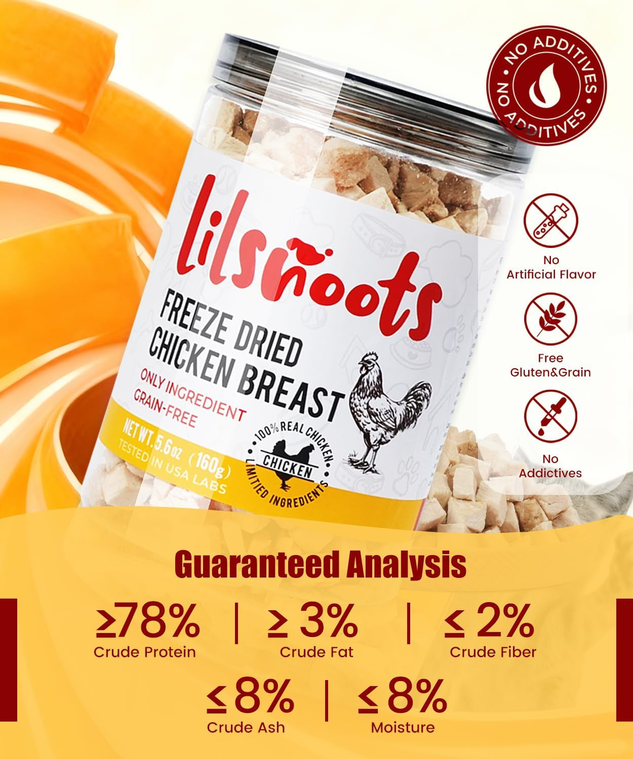 freeze-dried-chicken-dog-treats-cat-treats-single-ingredient-raw-chicken-pettreats-training-treats-food-meal-topper-rawhide-free-freeze-dried-chicken-high-protein-5-6oz