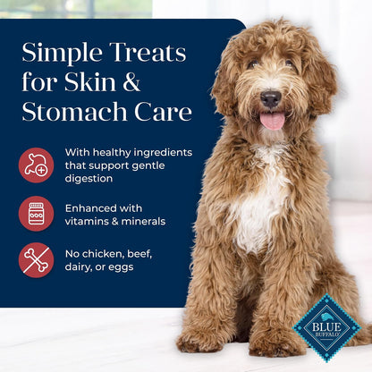 Blue Buffalo Basics Crunchy Dog Biscuits for Skin & Stomach Care, Limited Ingredient Diet Dog Treats, Salmon & Potato Recipe, 6-Oz. Bag3