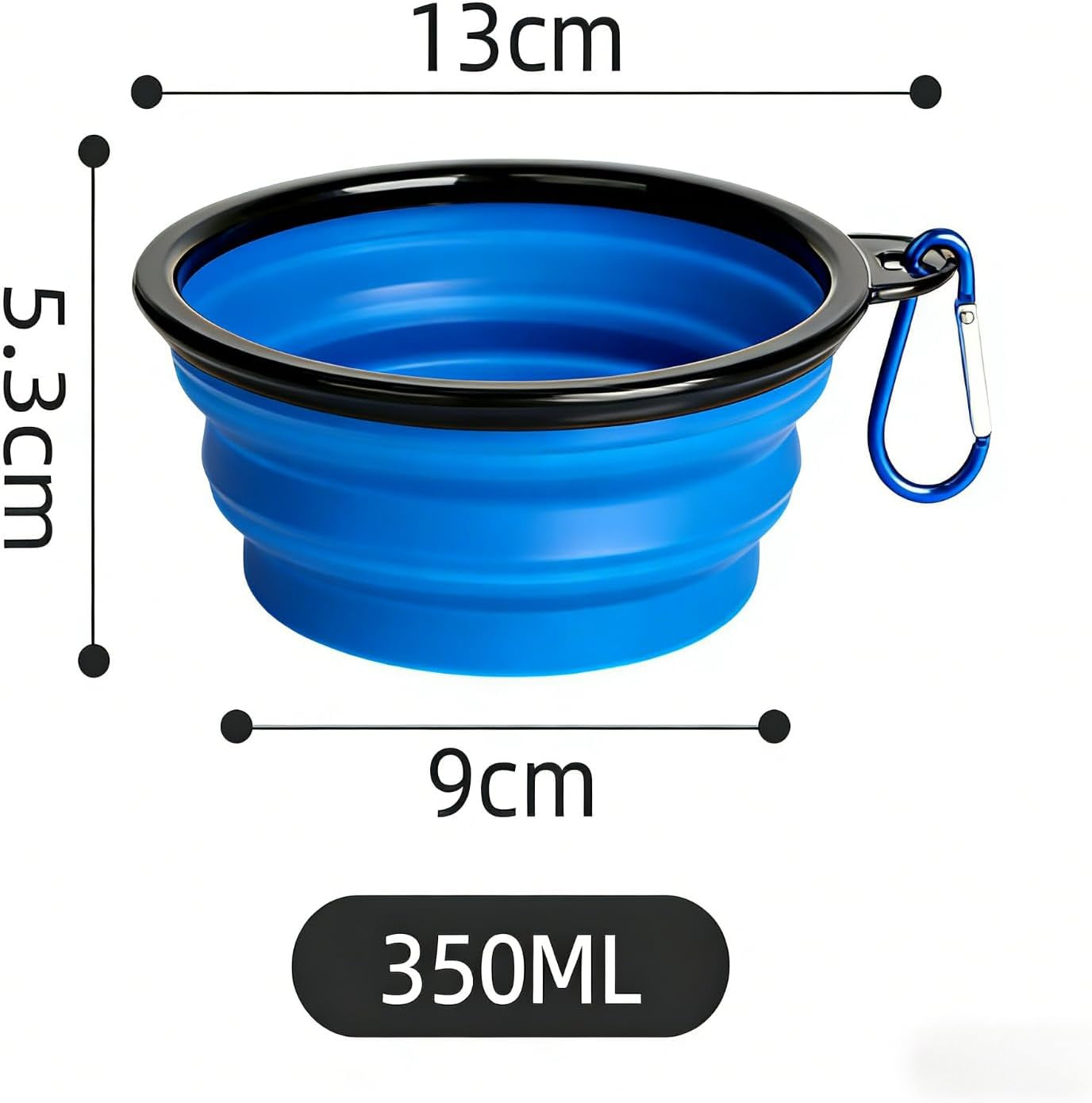 1pc-collapsible-silicone-pet-feeder-portable-dog-travel-bowls-water-food-container-with-carabiner-hook-space-saving-cat-bowl-small-350ml-12fl-oz-blue