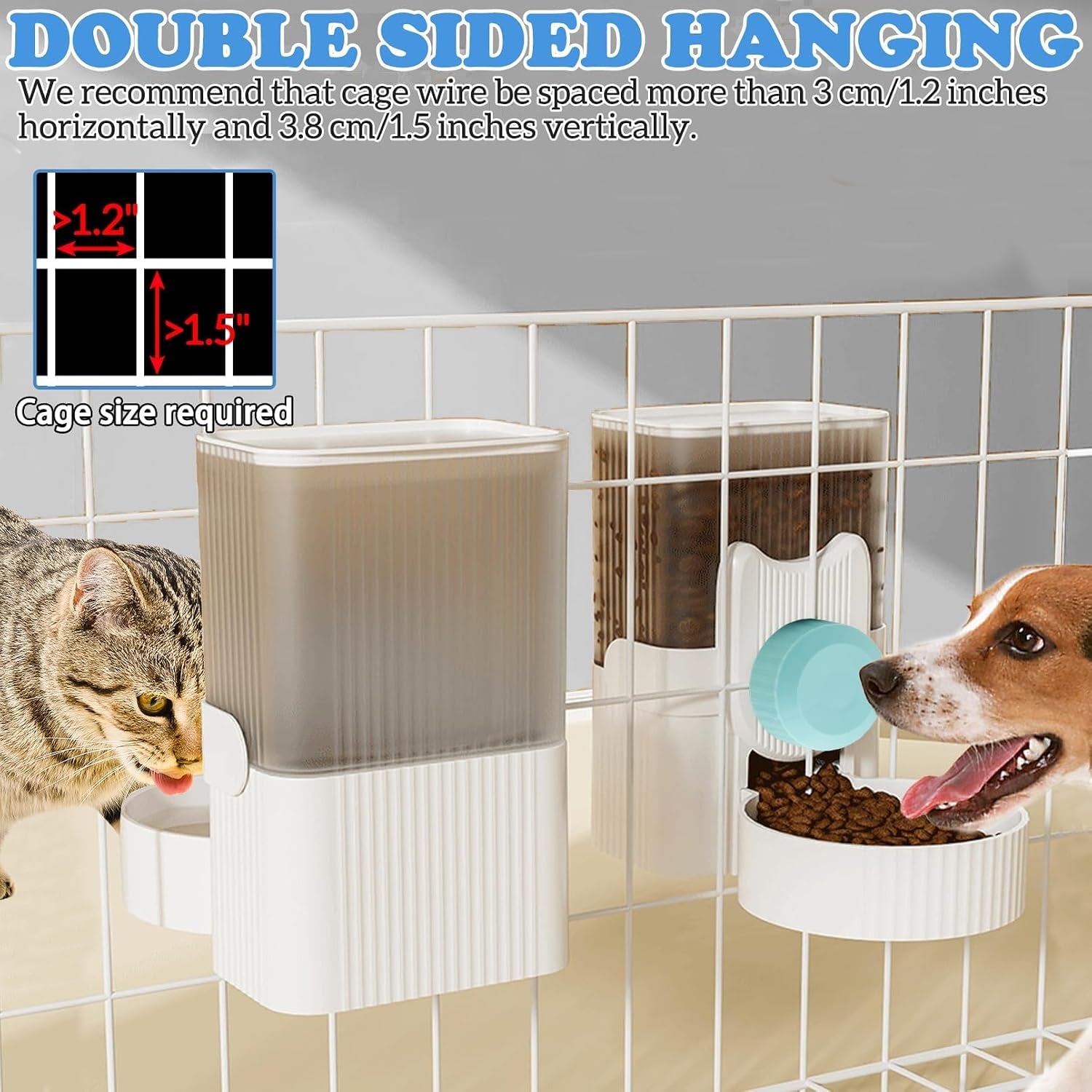 kathson-rabbit-gravity-auto-feeder-set-35oz-hanging-automatic-food-water-dispenser-cage-automatic-feeder-set-for-rabbit-chinchilla-guinea-pig-hedgehog-ferret-kitty-puppy-blue