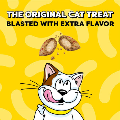 Temptations Wacky Blasts Cat Treats, Cluckin' Bacon Flavor, 6.3 Oz, 10 Pack | Chicken, Bacon & Catnip Flavor Bits, Crunchy Outside, Soft Inside, under 2 Cal, 100% Complete & Balanced, Resealable Pouch2
