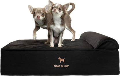 NOAH & PAW Large Dog Bed, 35X25X8.7 Inch, Orthopedic Dog Beds, Eggshell Memory Foam Infused with Cooling Gel, Water Resistant, Machine Washable, Includes Inner Cover (Velvet Collection)17