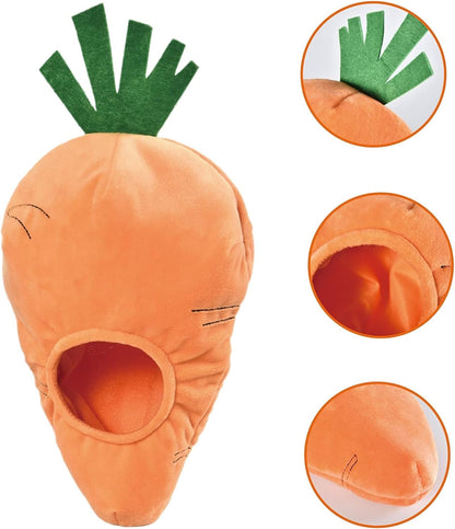 Amazon Basics Interactive Hide and Seek Squeaky Dog Plush Toy with Squeaker for Small Dogs, Rabbit and Carrot, Orange and White, 5-Pack4