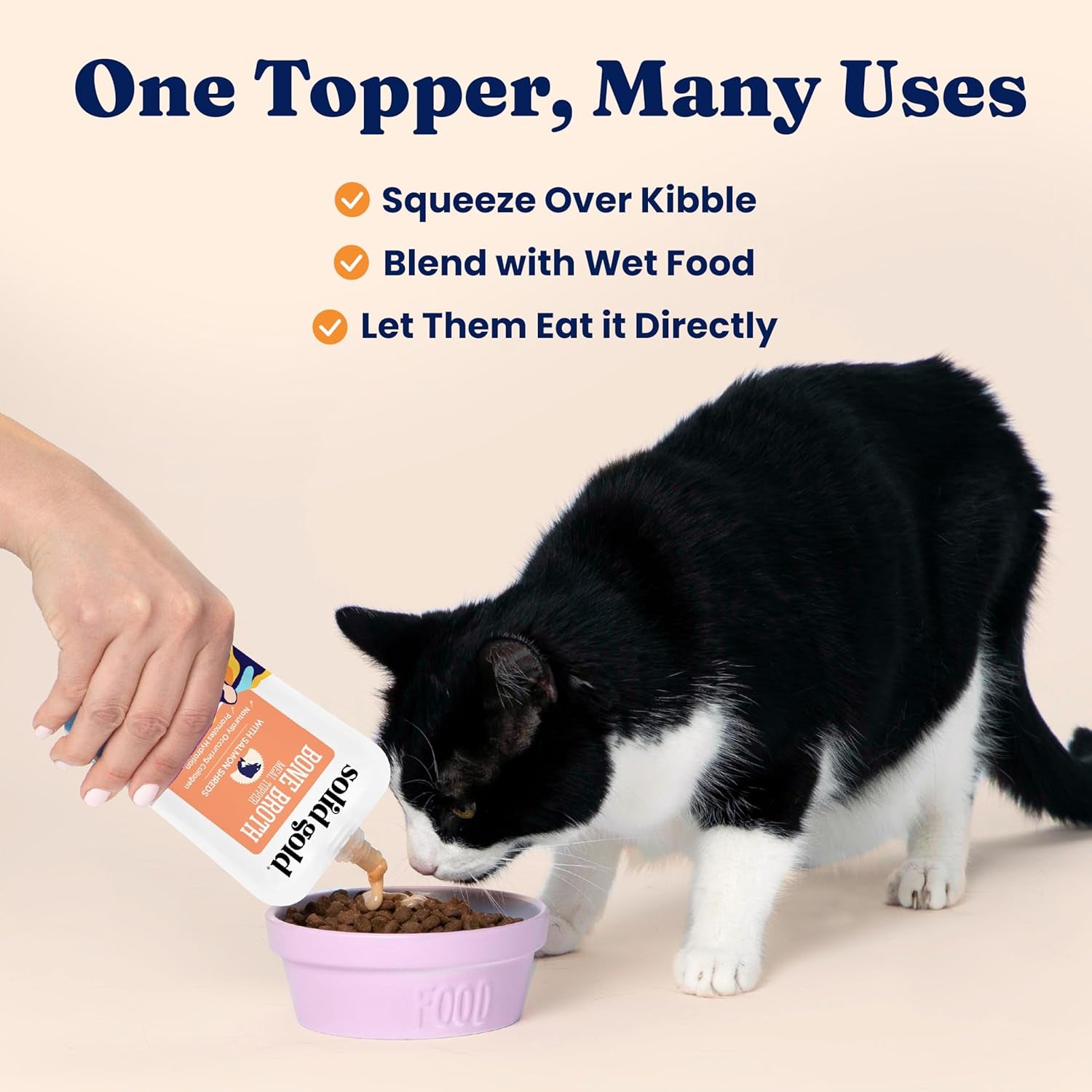 solid-gold-bone-broth-cat-food-topper-limited-ingredient-lickable-cat-broth-pouches-w-salmon-protein-shreds-collagen-for-hydration-gut-support-easy-to-serve-gravy-for-cats-meal-topper-12ct