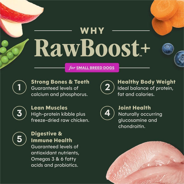 Instinct Rawboost Small Breed, Natural Dry Dog Food with Freeze-Dried Pieces, High Protein, Grain-Free Recipe - Real Chicken, 3.5 Lb. Bag2
