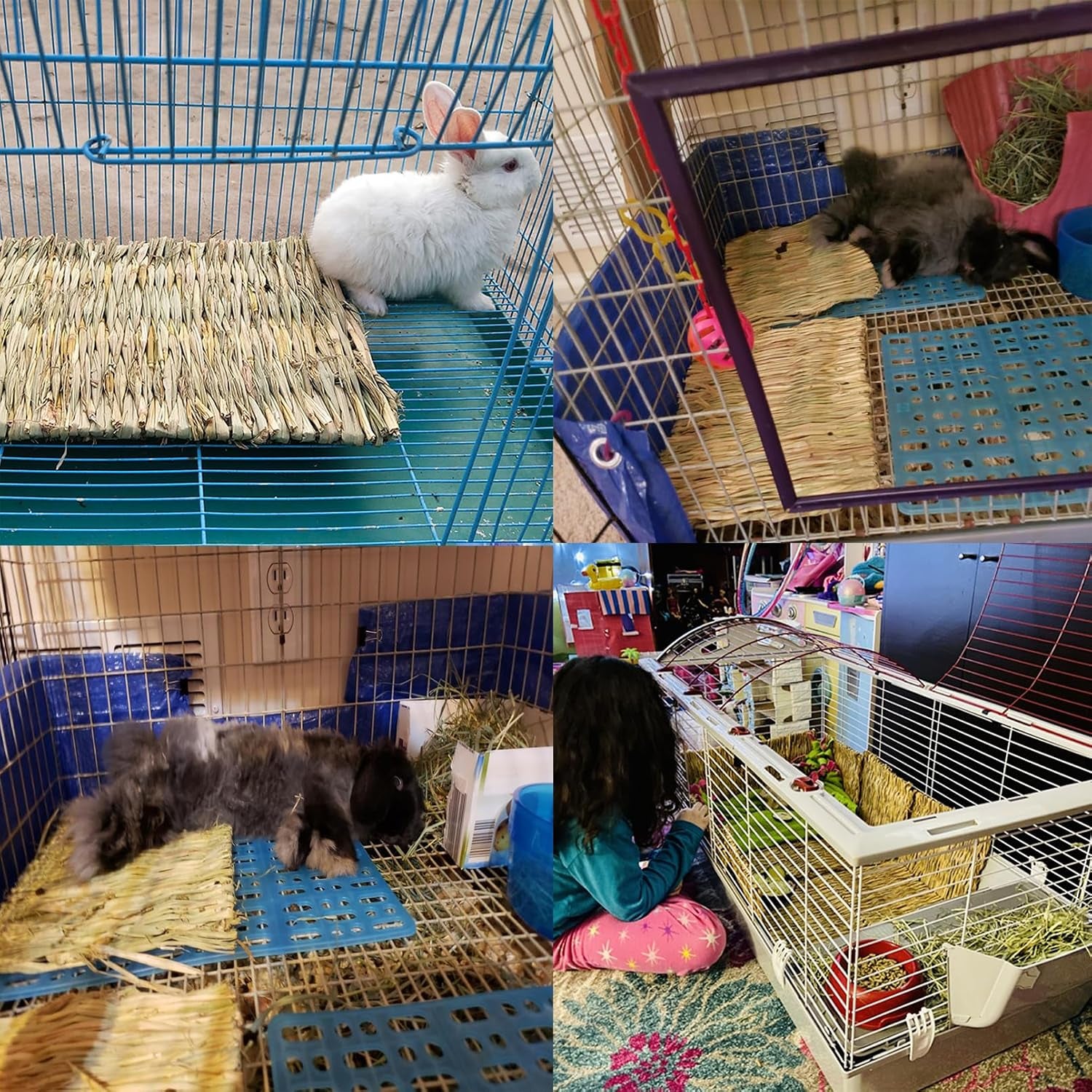 pinvnby-6-pack-rabbit-grass-mat-bunny-natural-straw-woven-bed-small-animal-cages-hay-nest-sleeping-chewing-nesting-and-toys-for-rabbits-guinea-pig-hamster-hedgehog-and-squirrel-bed-mat