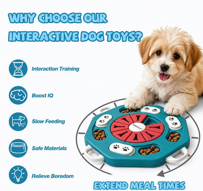 YINEYA Dog Puzzle Toy, Enrichment Toys for Dogs Training IQ & Treat Brain Games, Dog Toys to Keep Them Busy, Mental Stimulation for Dogs, Puppy Toy for Treat Dispensing, Puzzle for Small, Medium, Cats3
