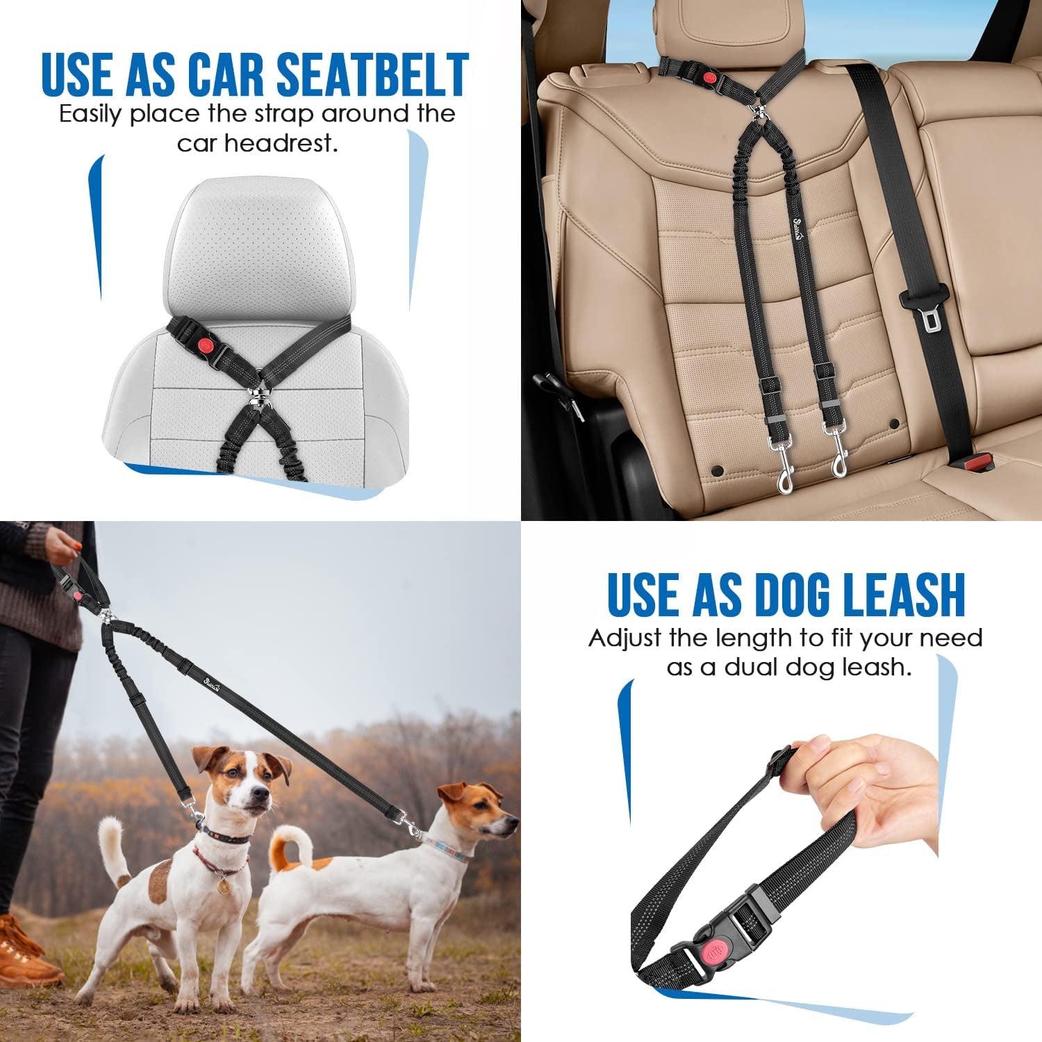 lukovee-double-dog-seat-belt-dual-pet-car-headrest-restraint-safety-seatbelt-no-tangle-dog-leash-duty-adjust-elastic-bungee-puppy-lead-splitter-connect-harness-in-vehicle-travel-for-2-dogs-black