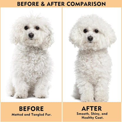 Slicker Brush for Dogs & Cats, Dog & Cat Brush for Shedding & Grooming | Deshedding Tool, Loose Fur Removal, Undercoat Removal, Gentle Coated Tips, Air-Cushion Pad, Long & Short Hair Pet, Detangling7