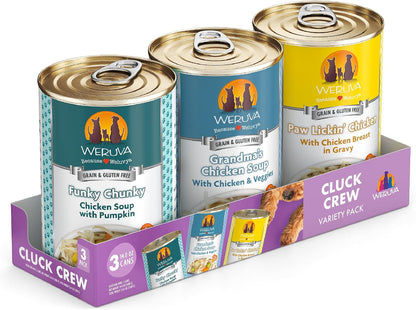 Weruva Classic Dog Food, Variety Pack, Baron'S Batch, Wet Dog Food, 14Oz Cans (Pack of 12)20