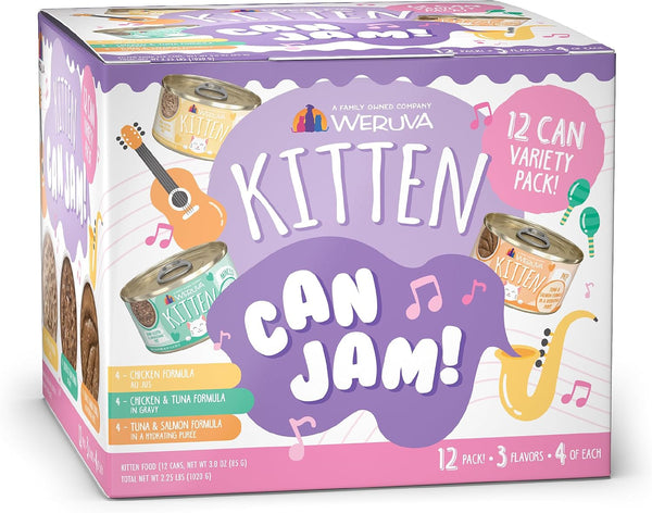 Weruva Kitten, Fur Baby Favorites Variety Pack, 3Oz Can (Pack of 12)17
