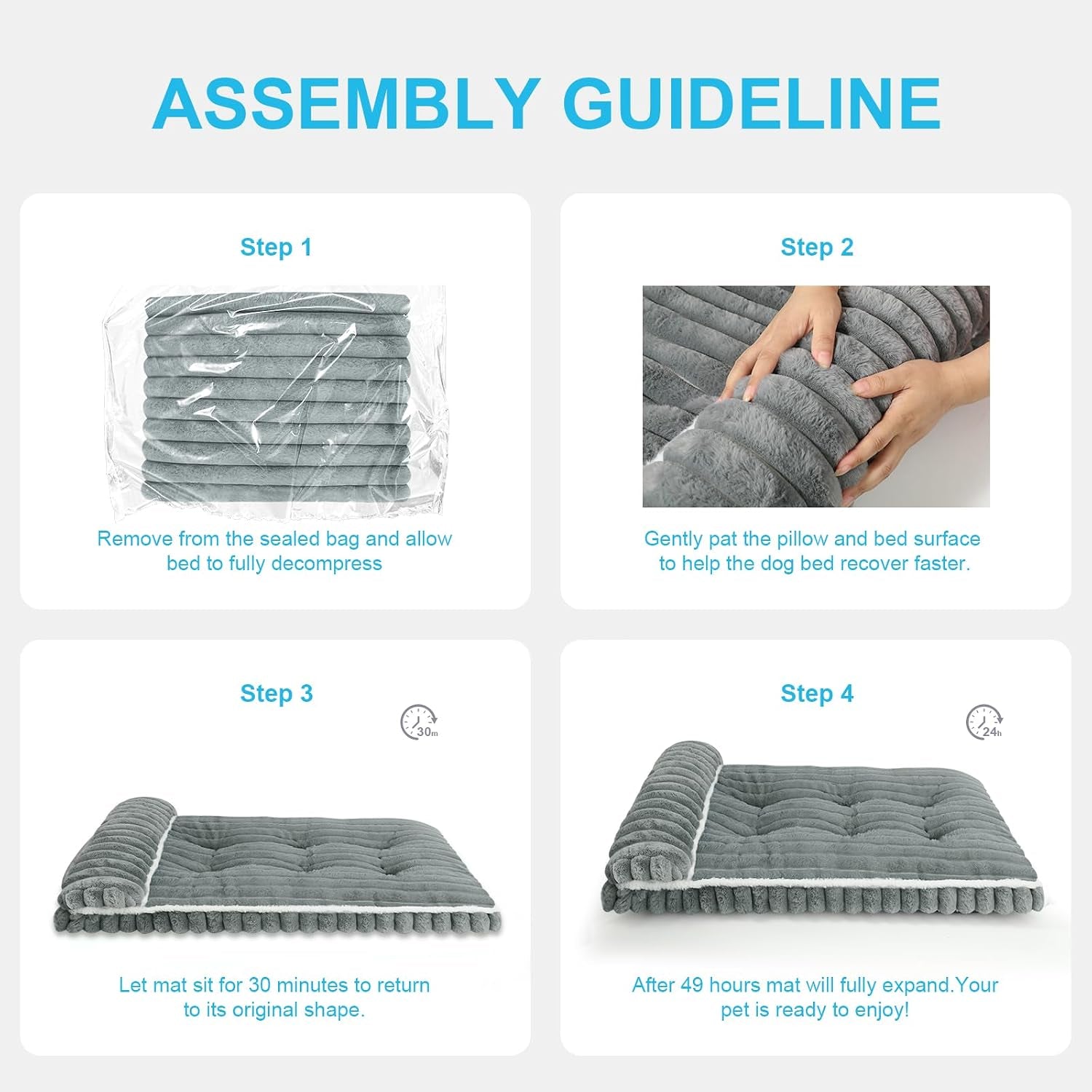 dog-beds-medium-large-sized-dog-dog-bed-for-crate-with-pillowgrey-xl-comfort-large-dog-bed-washable-dog-bed-with-removable-cover-durable-orthopedic-deluxe-plush-dog-crate-pad-bed