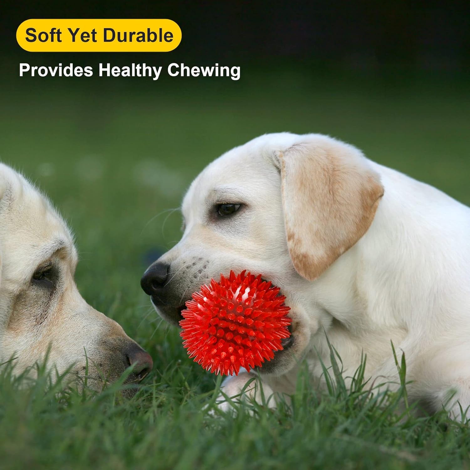 vitever-3-5-squeaky-dog-toy-balls-6-colors-puppy-chew-toys-for-teething-bpa-free-non-toxic-spikey-dog-balls-for-medium-large-small-dogs-durable-toys-for-aggressive-chewers