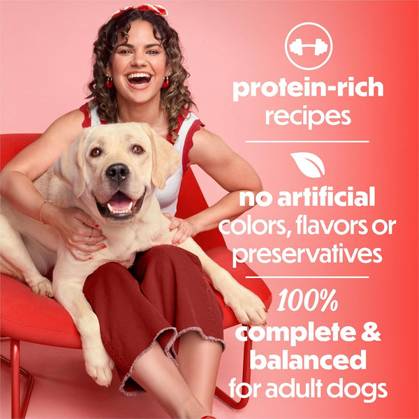 Purina Beneful with Real Chicken or Steak Flavor in Gravy Wet Dog Food Variety Pack - 5.5 Oz. (Pack of 12)3