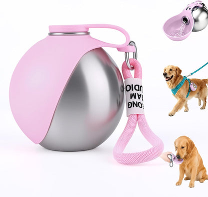 2 in 1 Portable Dog Water Bottle for Dogs,10Oz Stainless Steel Portable Dog Water Bottle with Foldable Silicone Bowl, Leak-Proof 2 in 1 Portable Tumbler for Small Dog & Puppy Walking Hiking Outdoor8