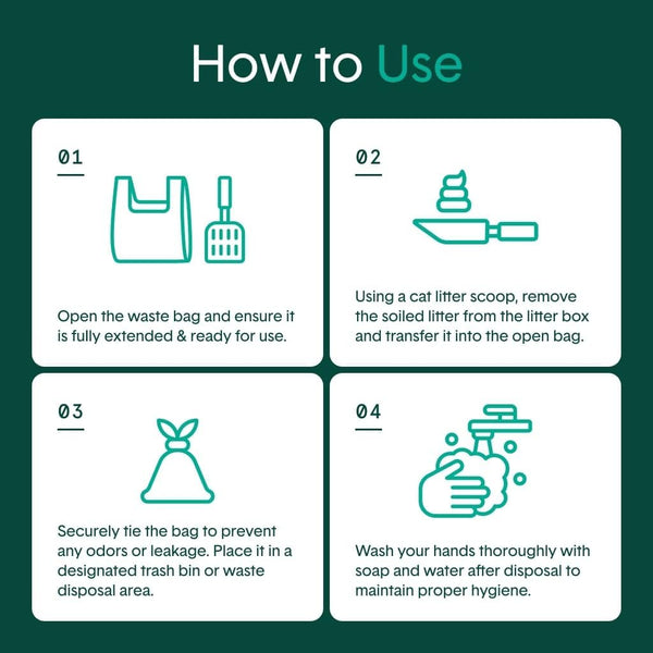 Boxie Sustainable Scoop & Tie Pet Waste Bags, 120 Count, Leak-Proof, Easy-To-Tie Handles, Eco-Friendly, Odor Control, EPI Technology, Durable for Cat Litter & Dog Waste5