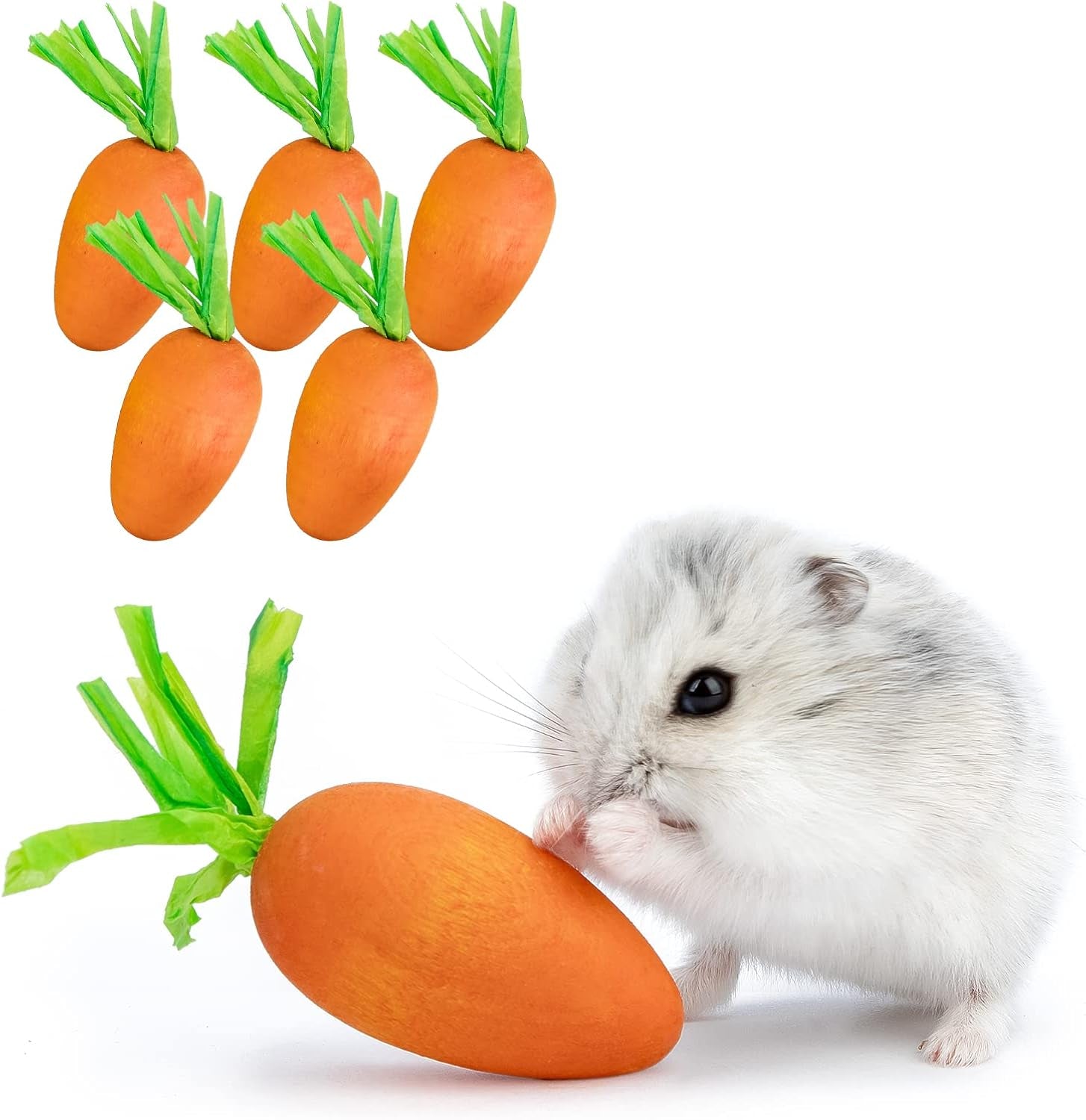 niteangel-hamster-chew-decor-toys-pack-of-6-carrot-shape-beech-wood-chew-friendly-design-to-control-tooth-overgrowth-for-syrian-dwarf-hamster-gerbils-mice-lemming-degu-or-other-small-sized-pets