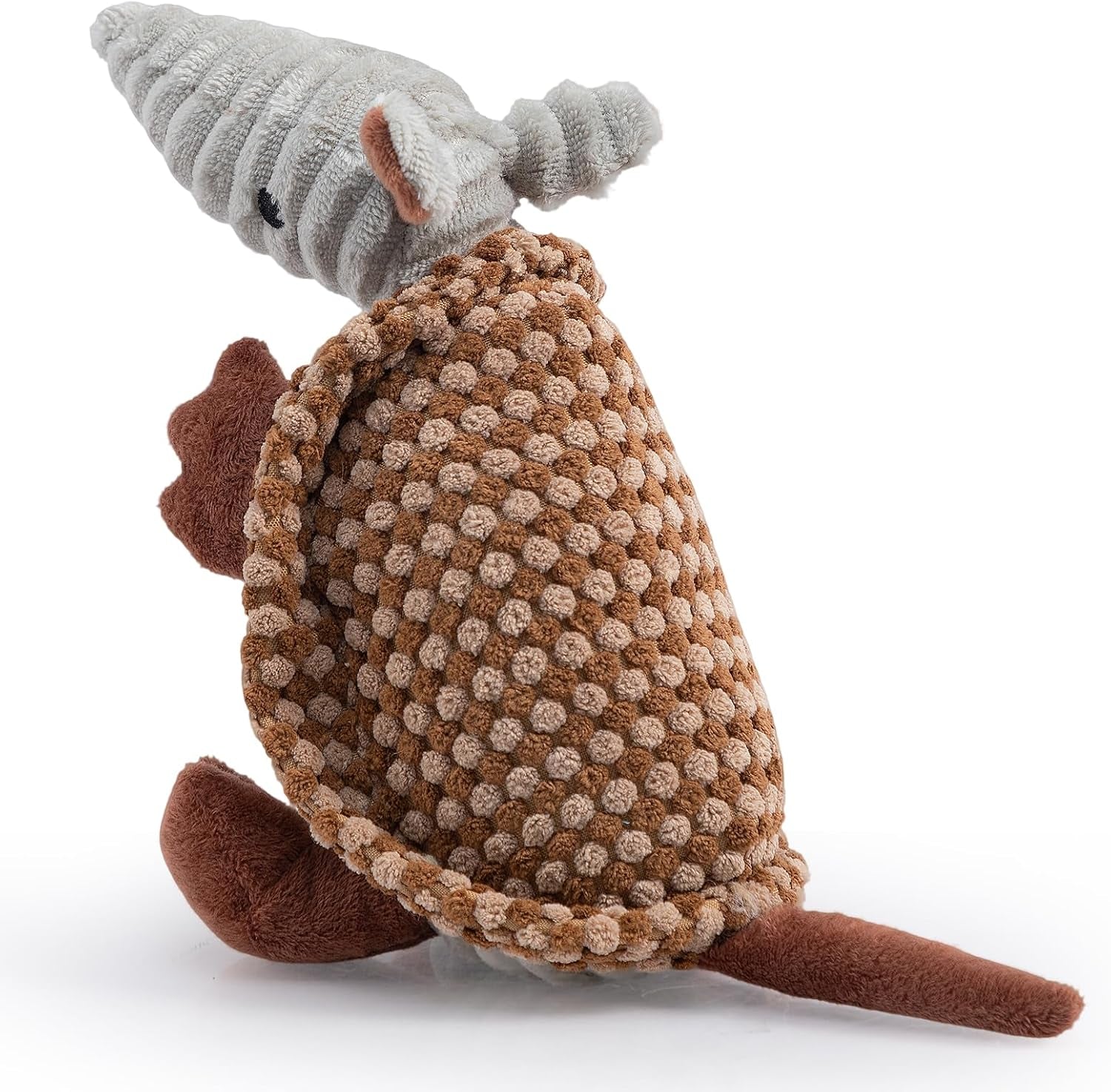hollypet-plush-dog-squeaky-toy-stuffed-armadillo-animal-pet-puppy-chew-toys-with-clean-teeth-for-small-medium-large-all-breed-sizes-dogs-gray-8-in