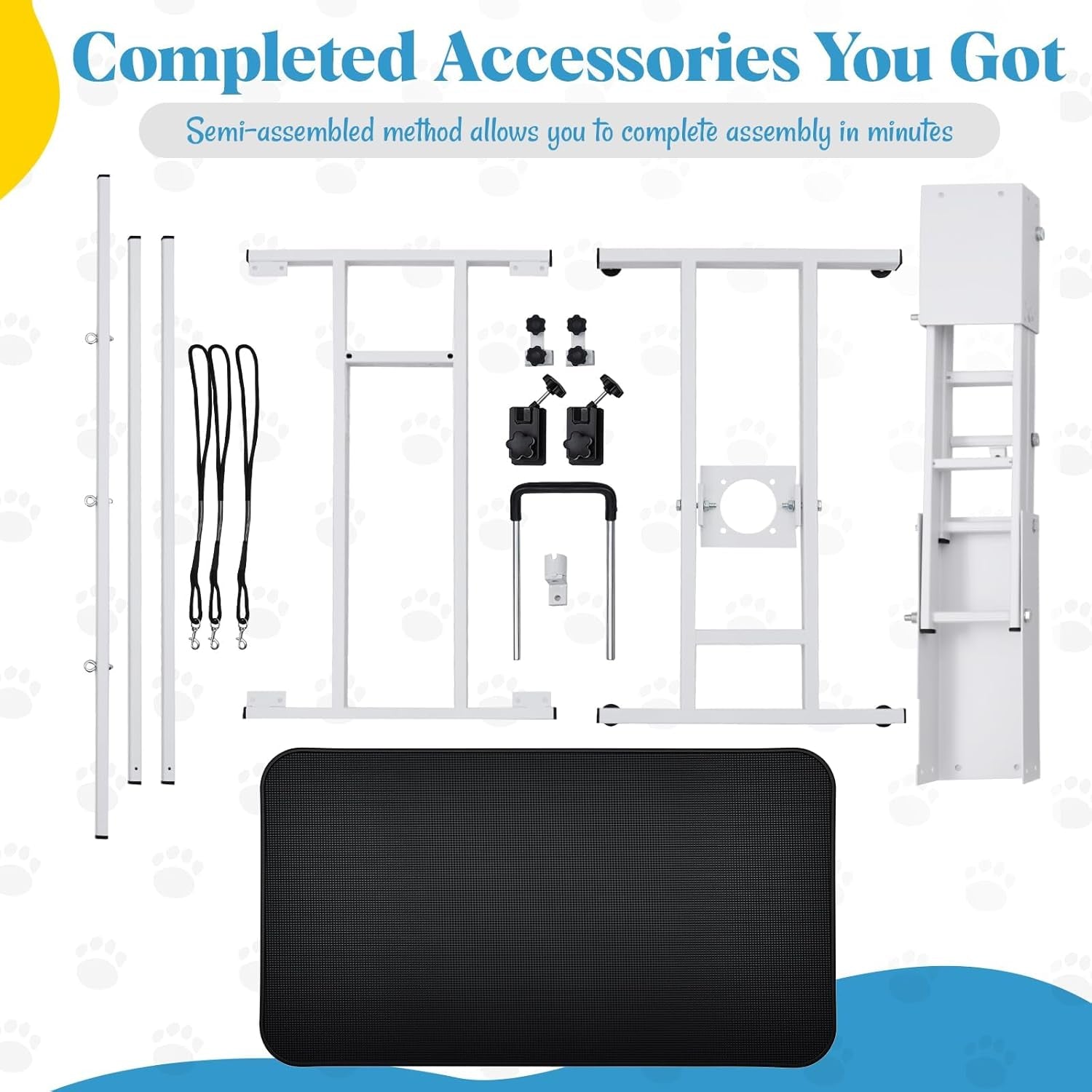 garveelife-43-3-hydraulic-dog-grooming-table-for-pet-heavy-duty-structural-hydraulic-max-load-350lbs-professional-pet-grooming-table-with-adjustable-overhead-arm-noose-height-range-22-39-white