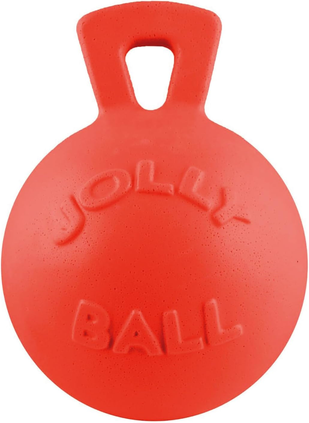 jolly-pets-tug-n-toss-heavy-duty-dog-toy-ball-with-handle-8-inches-large-red-408-rd