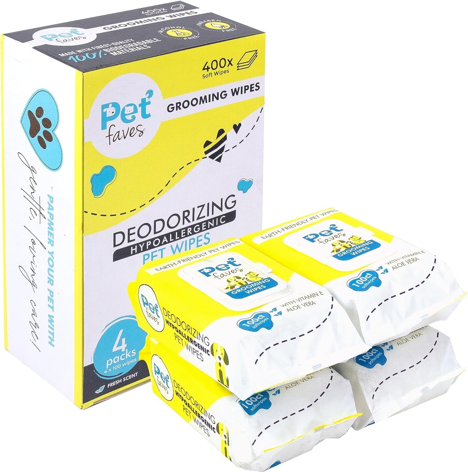 pet-faves-dog-wipes-for-cleaning-and-deodorizing-hypoallergenic-grooming-wipes-for-paws-and-butt-clean-face-body-between-baths-plant-based-natural-pet-wipes-for-dogs-and-puppy-400-count
