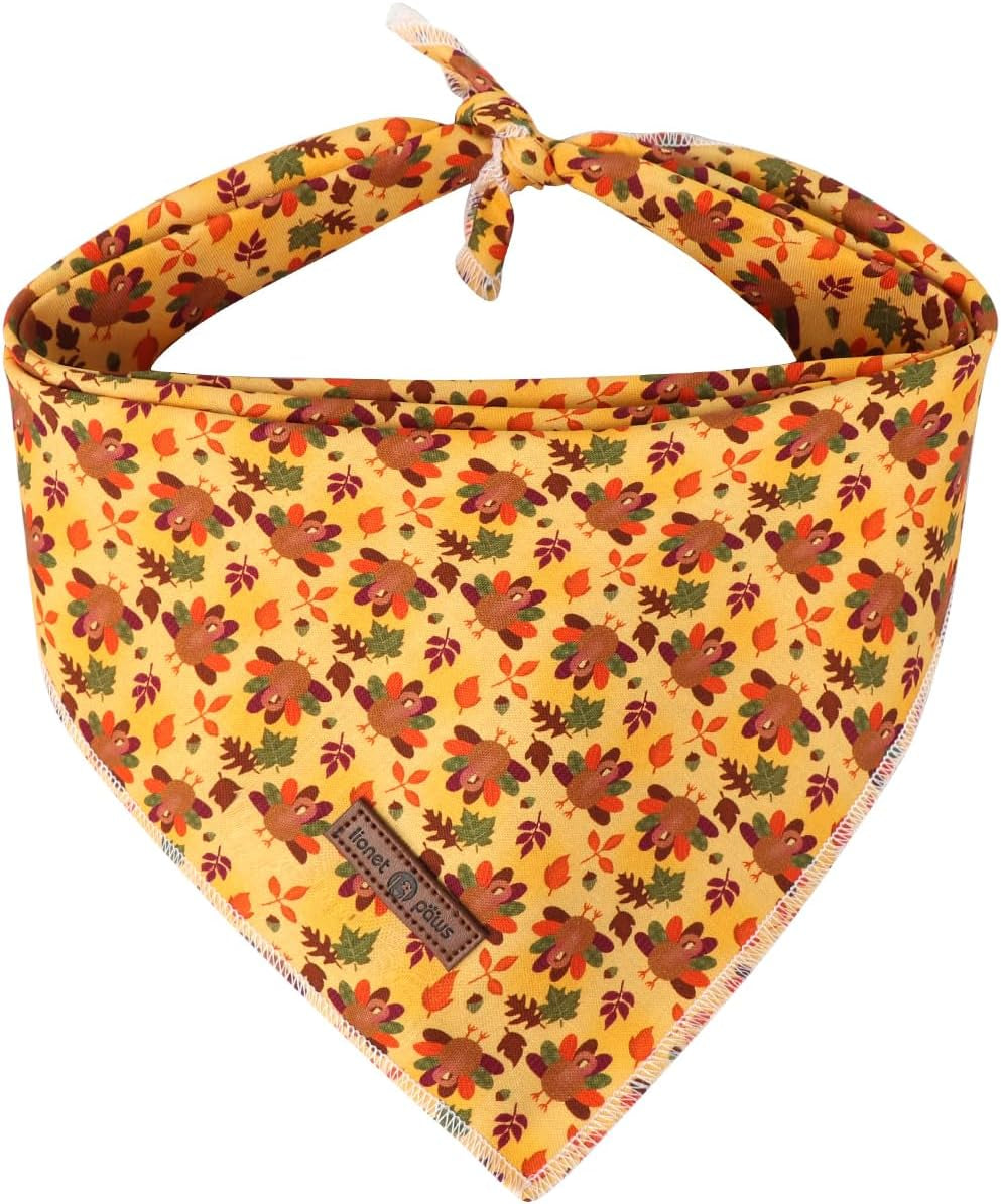 lionet-paws-dog-bandana-for-small-medium-large-dogs-cat-kerchief-blue-doit-triangle-bibs-scarf-for-girl-or-boy