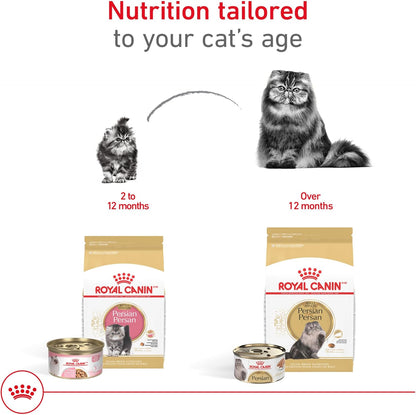 ROYAL CANIN Feline Breed Nutrition Persian Adult Dry Cat Food, 7 Lb Bag | Tailored Nutrition for Persian Cats, Specialized Kibble Shape, Supports Healthy Coat, Ideal for Adult Cats7