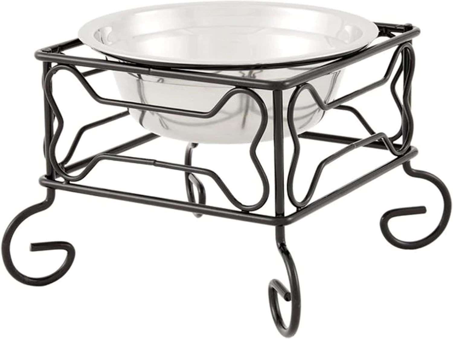 yml-wrought-iron-stand-with-stainless-steel-dog-bowl-large