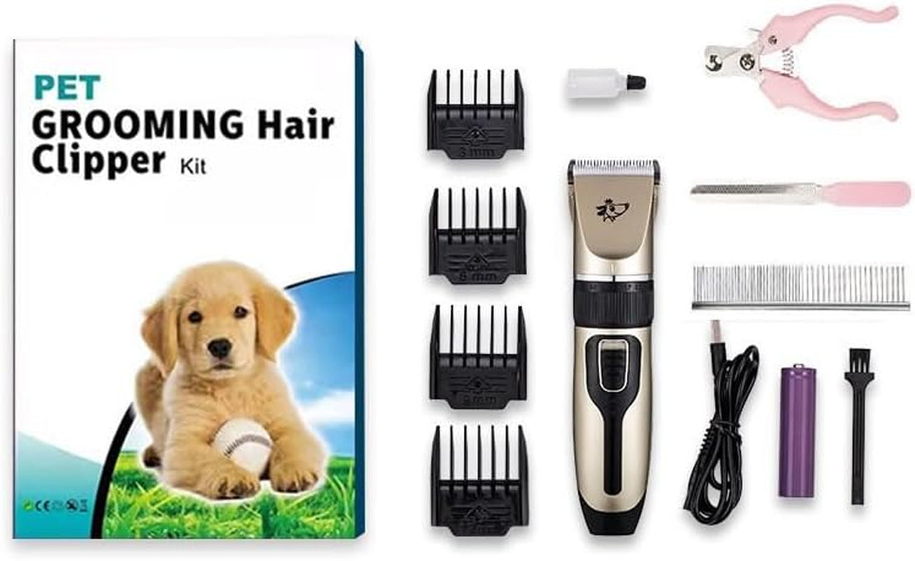 dog-clippers-grooming-kit-and-paw-trimmer-cordless-low-noise-electric-quiet-rechargeable-dog-trimmer-grooming-pet-hair-clippers-for-thick-coats-shaver-for-small-and-large-dogs-cats