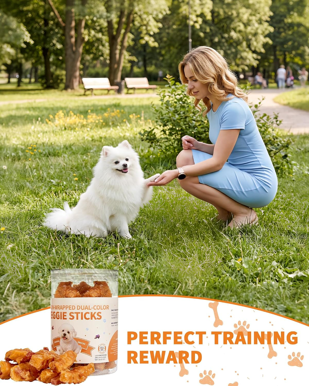 chicken-jerky-sweet-potato-dog-treats-healthy-training-chew-snacks-12-5-oz-1-pack-chicken-wrapped-sweet-potato-veggie-stick-for-small-medium-large-dog-low-fat-pet-healthy-long-lasting-chewy-dog-treats