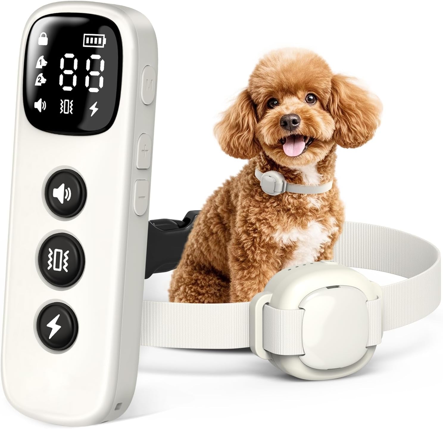 shock-collar-for-small-dogs-5-30lbs-ipx8-waterproof-white-4200ft-dog-training-collar-with-remote-rechargeable-electric-collar-with-3-modes-security-lock