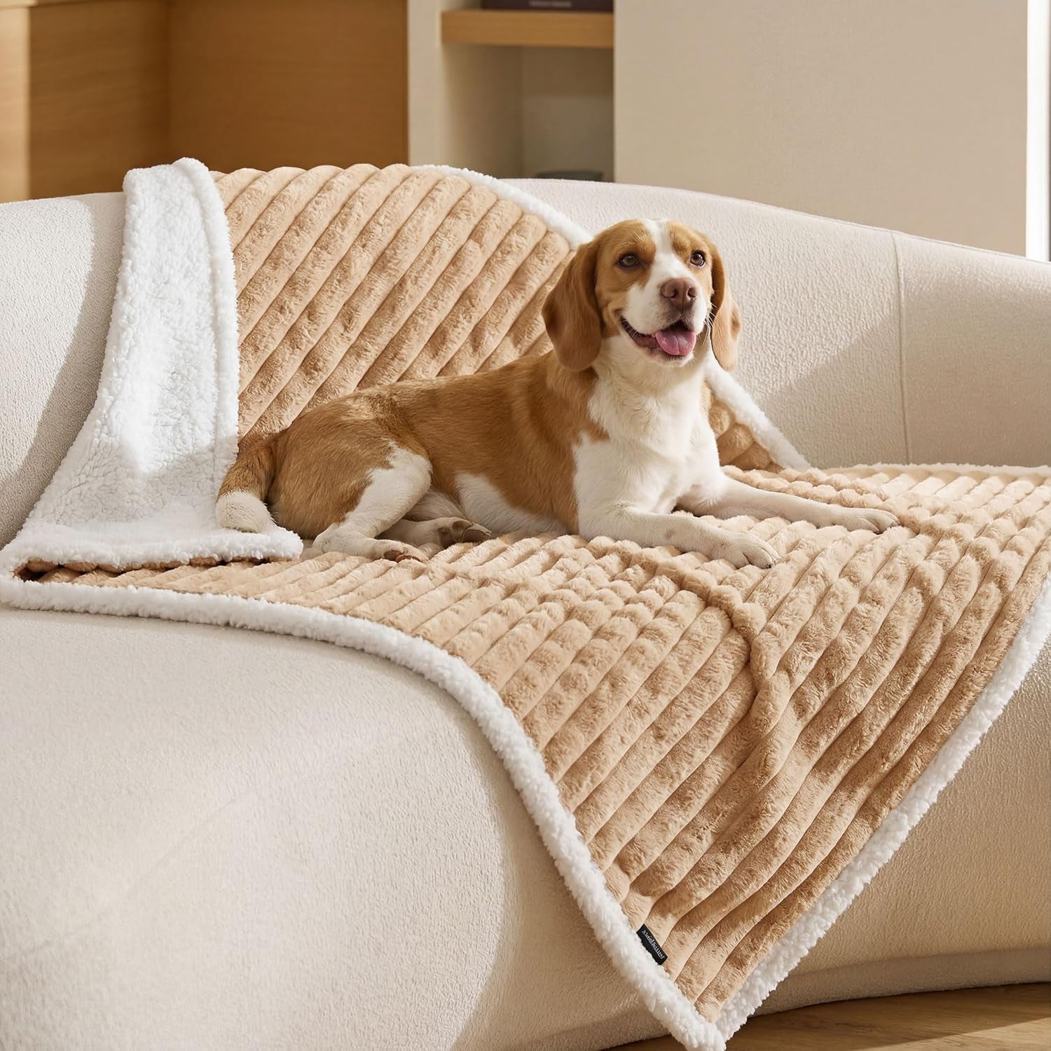 bedsure-comfyfleece™-waterproof-dog-blankets-for-large-dogs-50x60-cream-soft-plush-couch-cover-washable-corduroy-fleece-for-furniture-protector-cozy-calming-reversible-pet-blanket-for-senior-dogs