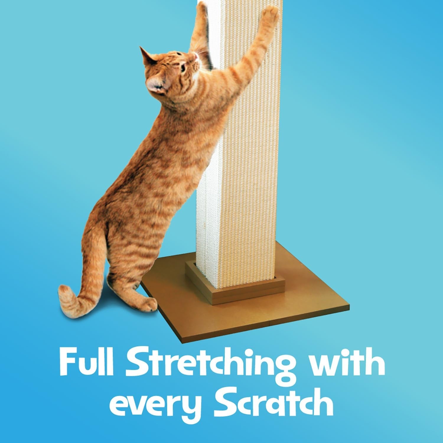 smartcat-pioneer-pet-ultimate-scratching-post-beige