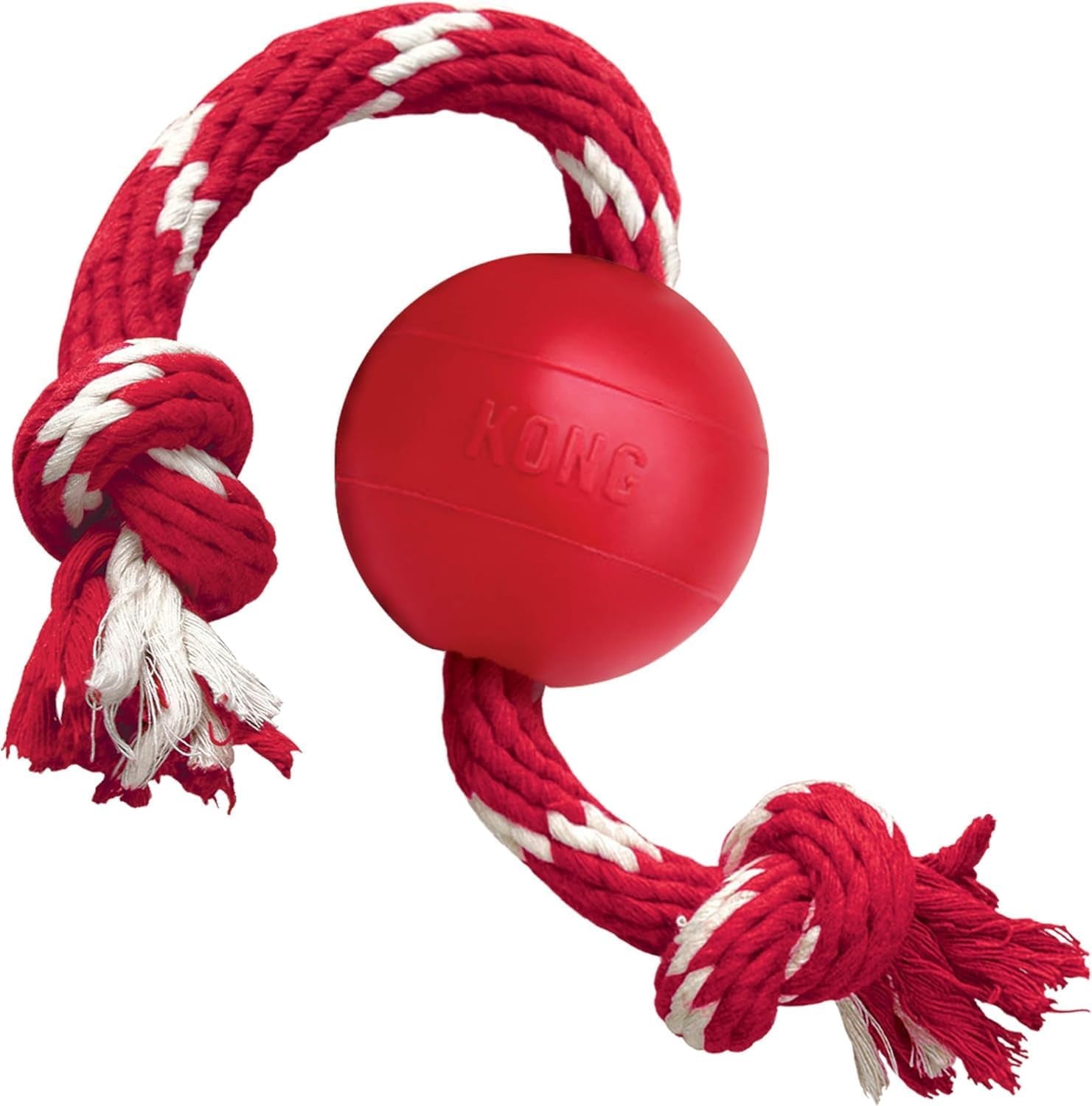 kong-ball-with-rope-durable-fetch-toy-with-rope-for-easy-throwing-for-tug-playtime-more-natural-rubber-red-for-small-dogs