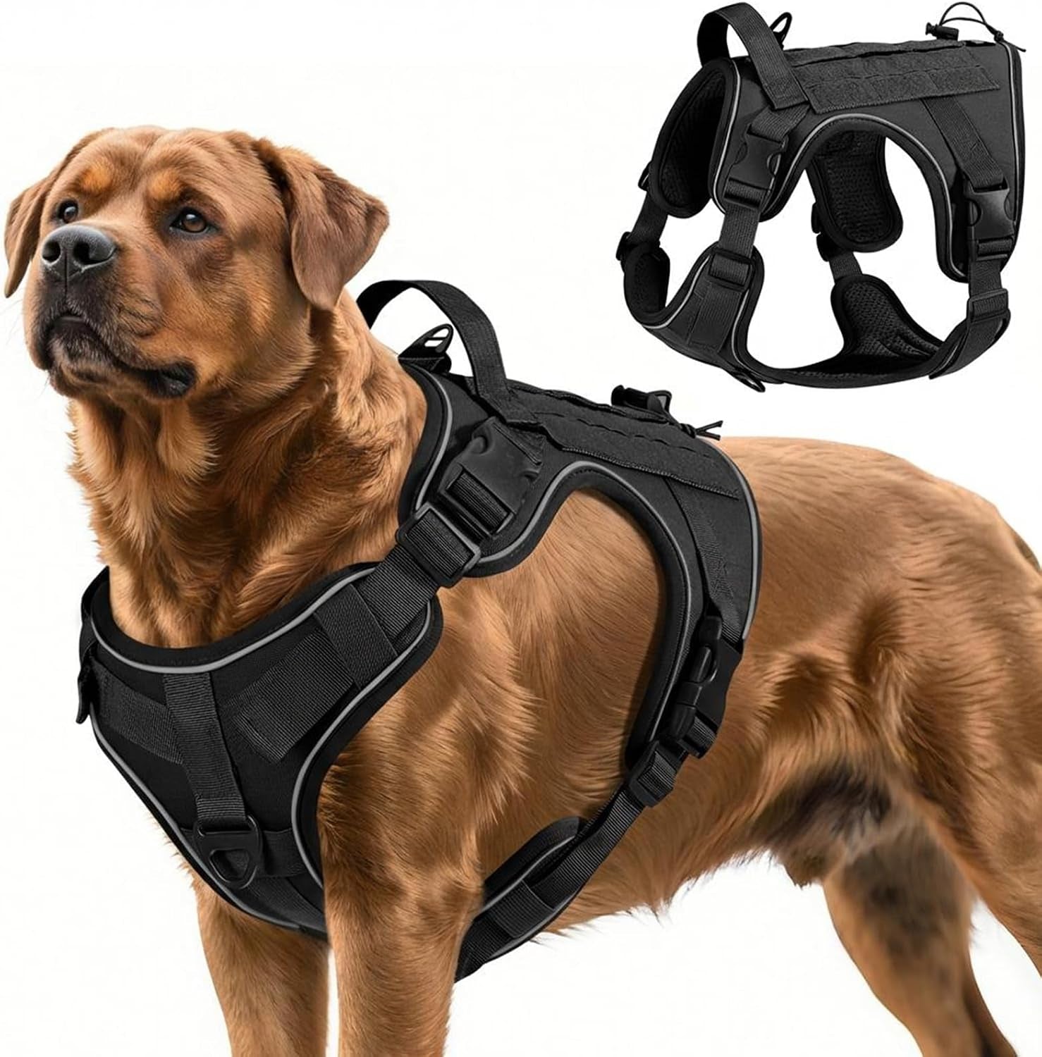 vavopaw-dog-seat-belt-vest-harness-for-car-2-in-1-seatbelt-buckle-soft-breathable-mesh-adjustable-buckle-nylon-heavy-duty-pet-safety-seat-belts-for-small-medium-large-pets-black-l